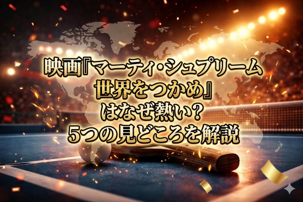 映画『マーティ・シュプリーム 世界をつかめ』はなぜ熱い？5つの見どころを解説