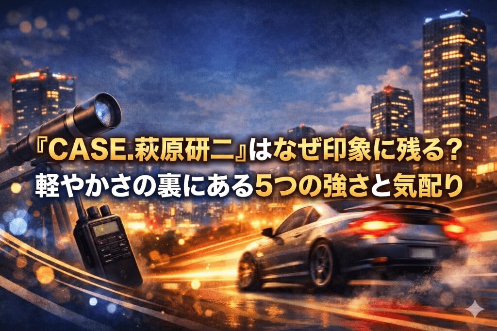 『CASE.萩原研二』はなぜ印象に残る？軽やかさの裏にある5つの強さと気配り
